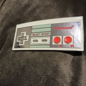 Nintendo NES Controller Belt Buckle Retro Metal